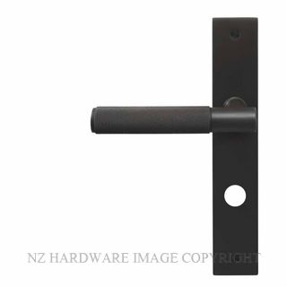 WINDSOR 8433 P85 DRB NIDO VERGE DIAMOND KNURL LEVER ON PRIVACY PLATE SET DARK ROMAN BRASS