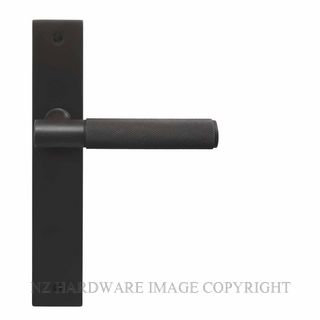 WINDSOR 8433LD DRB NIDO VERGE DIAMOND KNURL LH DUMMY LEVER ON PLATE SET DARK ROMAN BRASS