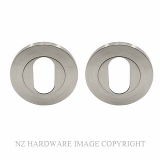 WINDSOR 8420O BN NIDO OVAL CYLINDER ESCUTCHEONS BRUSHED NICKEL