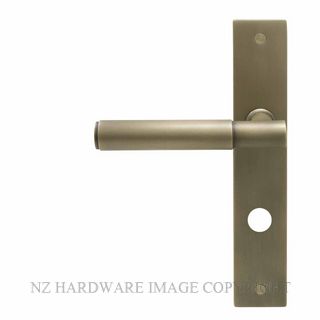 WINDSOR 8423 P85 RB NIDO VERGE PLAIN LEVER ON PRIVACY PLATE SET ROMAN BRASS