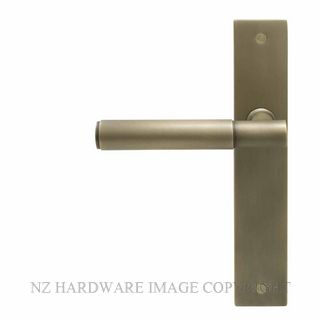 WINDSOR 8423 RB NIDO VERGE PLAIN LEVER ON PLAIN PLATE SET ROMAN BRASS