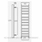 ALEXANDER ELAN 8A12 12 BAR 120S HEATED TOWEL LADDER POLISHED STAINLESS