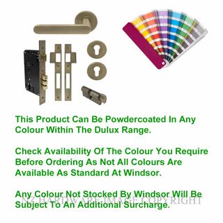 WINDSOR 8444 PC NIDO MODELLA ROUND ROSE ENTRANCE SET POWDERCOAT
