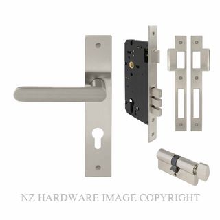 WINDSOR 8446 BN NIDO MODELLA LONG PLATE ENTRANCE SET BRUSHED NICKEL
