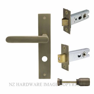 WINDSOR 8448 RB NIDO MODELLA LONG PLATE PRIVACY SET ROMAN BRASS