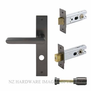 WINDSOR 8448 GN NIDO MODELLA LONG PLATE PRIVACY SET GRAPHITE NICKEL