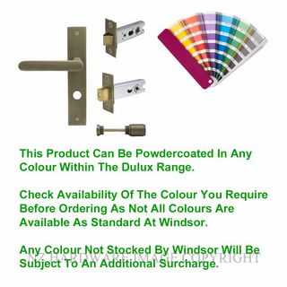 WINDSOR 8448 PC NIDO MODELLA LONG PLATE PRIVACY SET POWDERCOAT