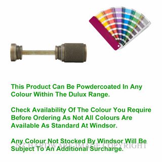 WINDSOR 8452-PC NIDO TURN & RELEASE DIAMOND KNURL ONLY NO ROSE POWDERCOAT