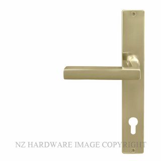 WINDSOR 8225 E85 USB FEDERAL SQUARE LONGPLATE E85 KEYHOLE UNLACQUERED SATIN BRASS