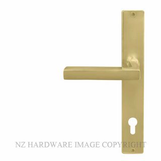 WINDSOR 8225 E85 MSB FEDERAL SQUARE LONGPLATE E85 KEYHOLE MATT SATIN BRASS