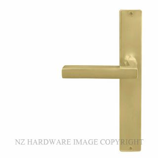 WINDSOR 8225RD MSB FEDERAL SQUARE LONGPLATE RH DUMMY HANDLE MATT SATIN BRASS