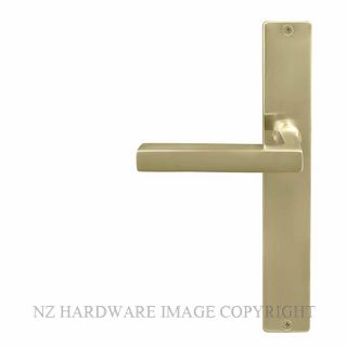 WINDSOR 8225RD USB FEDERAL SQUARE LONGPLATE RH DUMMY HANDLE UNLACQUERED SATIN BRASS