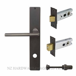 WINDSOR 8298 DRB CHALET LONGPLATE PRIVACY SET DARK ROMAN BRASS