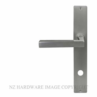 WINDSOR 8225 P57 SC FEDERAL SQUARE LONGPLATE PRIVACY HANDLES SATIN CHROME
