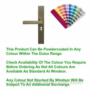 WINDSOR 8225 PC FEDERAL SQUARE LONGPLATE POWDERCOAT