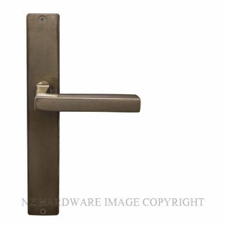 WINDSOR 8225LD AB FEDERAL SQUARE LONGPLATE LH DUMMY HANDLE ANTIQUE BRONZE