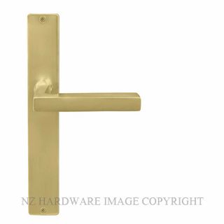 WINDSOR 8225LD MSB FEDERAL SQUARE LONGPLATE LH DUMMY HANDLE MATT SATIN BRASS