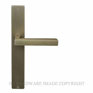 WINDSOR 8225LD RB FEDERAL SQUARE LONGPLATE LH DUMMY HANDLE ROMAN BRASS