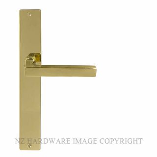 WINDSOR 8225LD UB FEDERAL SQUARE LONGPLATE LH DUMMY HANDLE UNLACQUERED BRASS