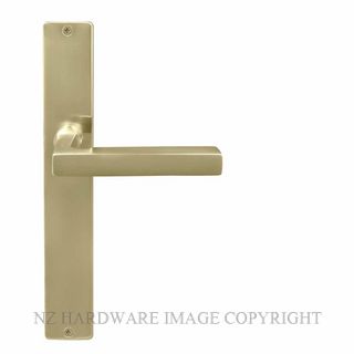 WINDSOR 8225LD USB FEDERAL SQUARE LONGPLATE LH DUMMY HANDLE UNLACQUERED SATIN BRASS