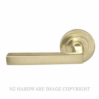 WINDSOR 8226 USB FEDERAL 64MM LARGE ROSE HANDLE (PAIR) UNLACQUERED SATIN BRASS