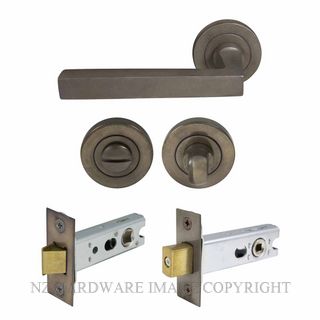 WINDSOR 8227 NB FEDERAL 52MM ROSE HANDLE PRIVACY SET NATURAL BRONZE