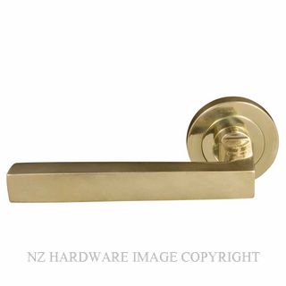 WINDSOR 8221 - 8229 PB FEDERAL LEVER ON ROSE POLISHED BRASS-LACQUERED