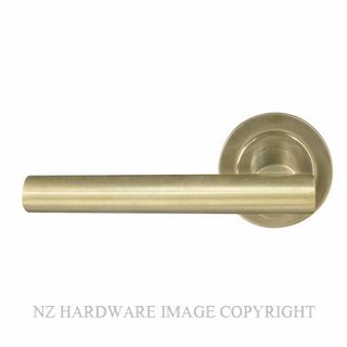 WINDSOR 8201 - 8209 CHARLESTON LEVER ON ROSE UNLACQUERED SATIN BRASS