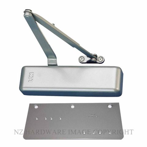 LCN 4031 METAL FIX CLOSER SILVER GREY