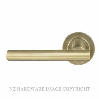 WINDSOR 8202 USB CHARLESTON 52MM ROUND ROSE PASSAGE SET UNLACQUERED SATIN BRASS