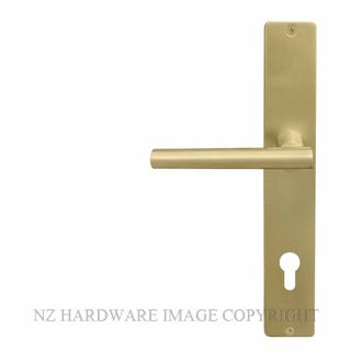 WINDSOR 8205 E85 MSB CHARLESTON SQUARE LONGPLATE E85 KEYHOLE MATT SATIN BRASS