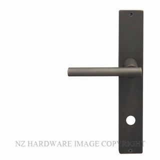 WINDSOR 8205 P85 DRB CHARLESTON SQUARE LONGPLATE PRIVACY HANDLES DARK ROMAN BRASS