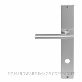 WINDSOR 8205 P85 SC CHARLESTON SQUARE LONGPLATE PRIVACY HANDLES SATIN CHROME
