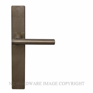WINDSOR 8205LD AB CHARLESTON SQUARE LONGPLATE DUMMY HANDLE ANTIQUE BRONZE