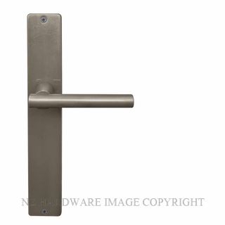 WINDSOR 8205LD NB CHARLESTON SQUARE LONGPLATE DUMMY HANDLE NATURAL BRONZE