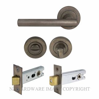 WINDSOR 8207 NB CHARLESTON 52MM ROUND ROSE PRIVACY SET NATURAL BRONZE