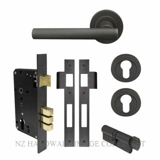 WINDSOR 8209 DRB CHARLESTON 52MM ROUND ROSE E85 EURO LOCKSET DARK ROMAB BRASS