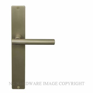 WINDSOR 8205LD RB CHARLESTON SQUARE LONGPLATE DUMMY HANDLE ROMAN BRASS