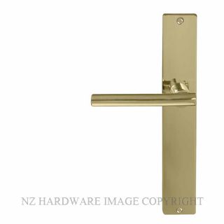 WINDSOR 8205 - 8274 CHARLESTON LEVER ON PLATE POLISHED BRASS-LACQUERED