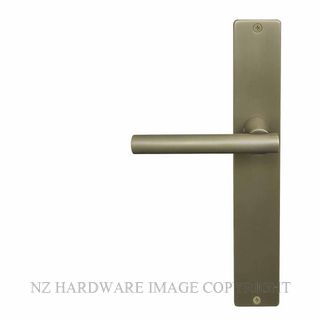 WINDSOR 8205RD RB CHARLESTON SQUARE LONGPLATE DUMMY HANDLE ROMAN BRASS