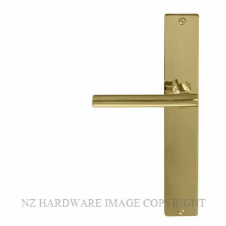 WINDSOR 8205RD UB CHARLESTON SQUARE LONGPLATE DUMMY HANDLE UNLACQUERED BRASS