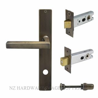 WINDSOR 8276 OR FEDERAL LONGPLATE PRIVACY SET OIL RUBBED BRONZE