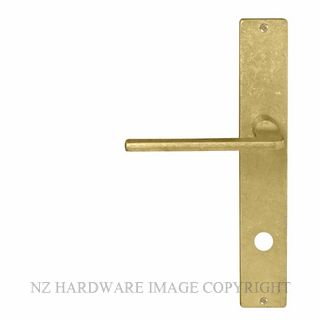 WINDSOR 8215 P85 RLB CHALET P85 PRIVACY HANDLES RUMBLED BRASS