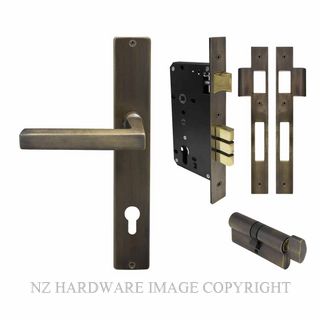 WINDSOR 8288 OR FEDERAL LONGPLATE E85 ENTRANCE SET OIL RUBBED BRONZE