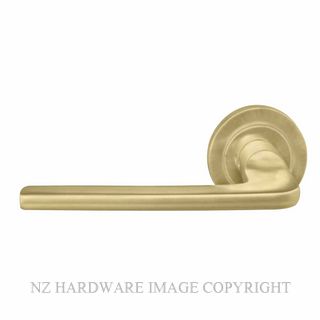 WINDSOR 8211 MSB CHALET 52MM ROUND ROSE HANDLES (PAIR) MATT SATIN BRASS