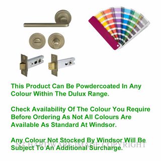 WINDSOR 8217 PC CHALET 52MM ROUND ROSE PRIVACY SET POWDERCOAT