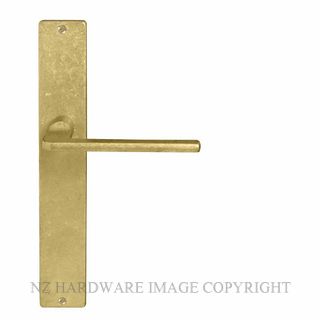 WINDSOR 8215LD RLB CHALET LEFT HAND DUMMY HANDLE RUMBLED BRASS