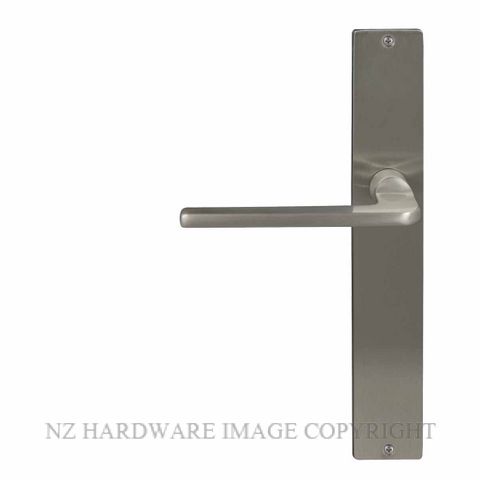 WINDSOR 8215 - 8300 BN CHALET LEVER ON PLATE BRUSHED NICKEL