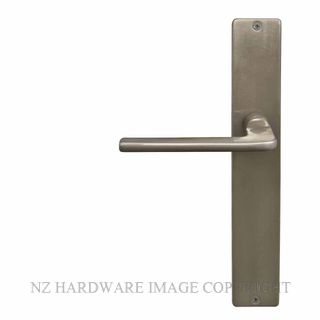 WINDSOR 8215 - 8300 NB CHALET LEVER ON PLATE NATURAL BRONZE