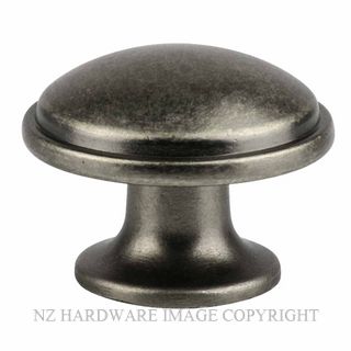 SYLVAN EU75.AI CORBY 35MM CABINET KNOB ANTIQUE IRON